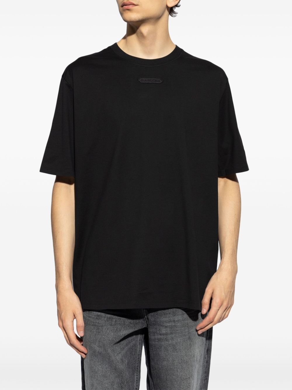 appliquÃ©-logo cotton T-shirt - 3
