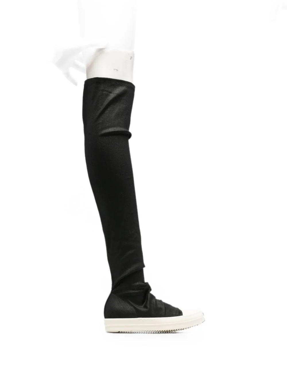 Over-the-knee denim boots - 1
