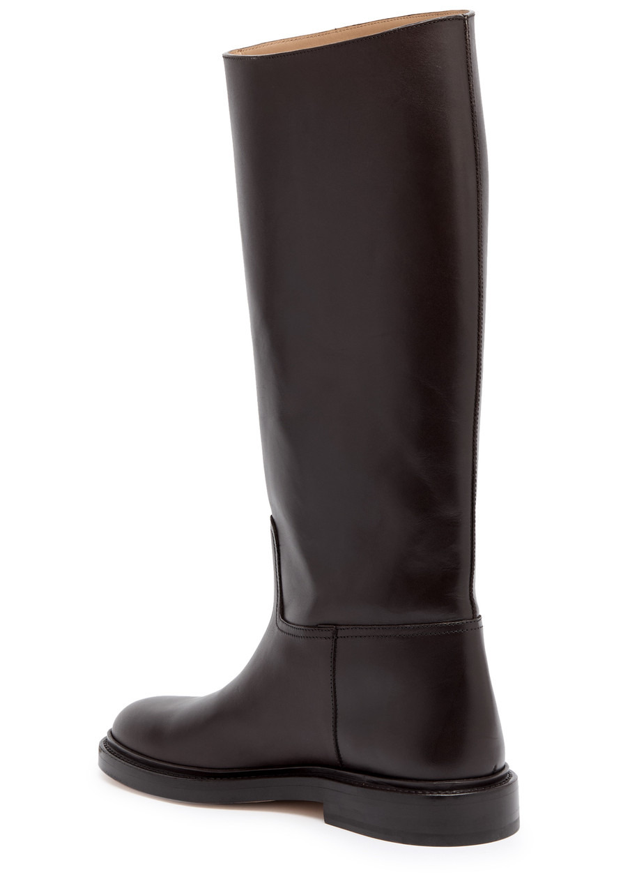 Legres Leather Knee-high Riding Boots - 2