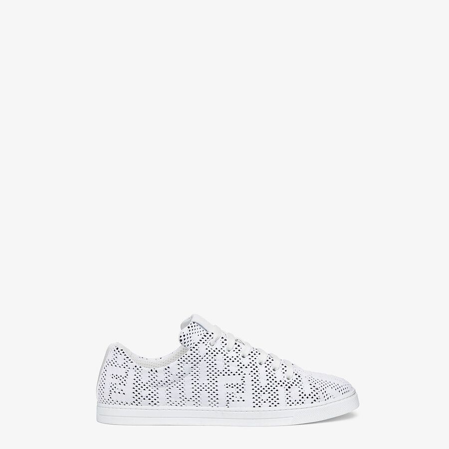 White mesh low-tops - 1