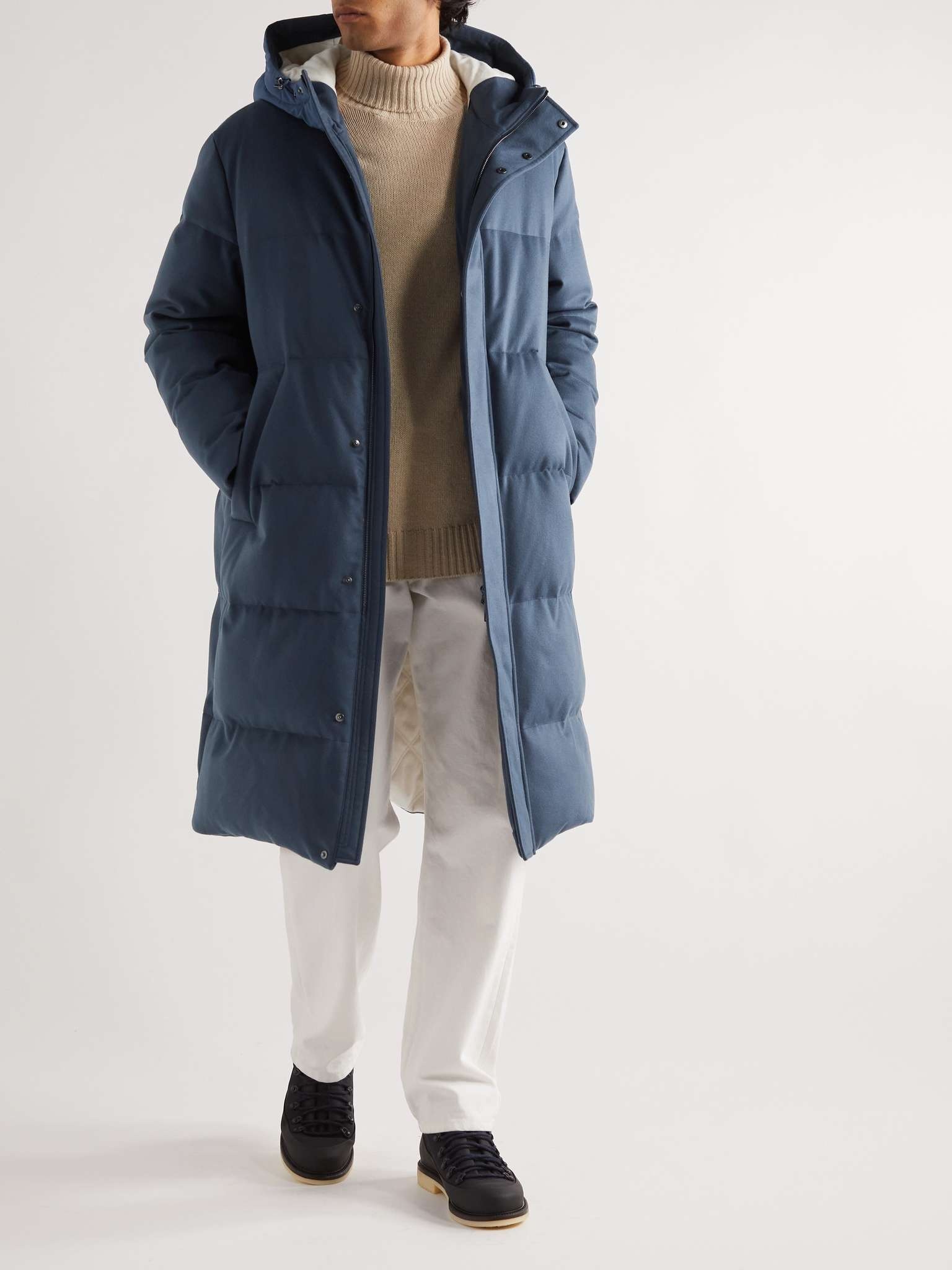 Quilted Cashmere Down Parka - 2