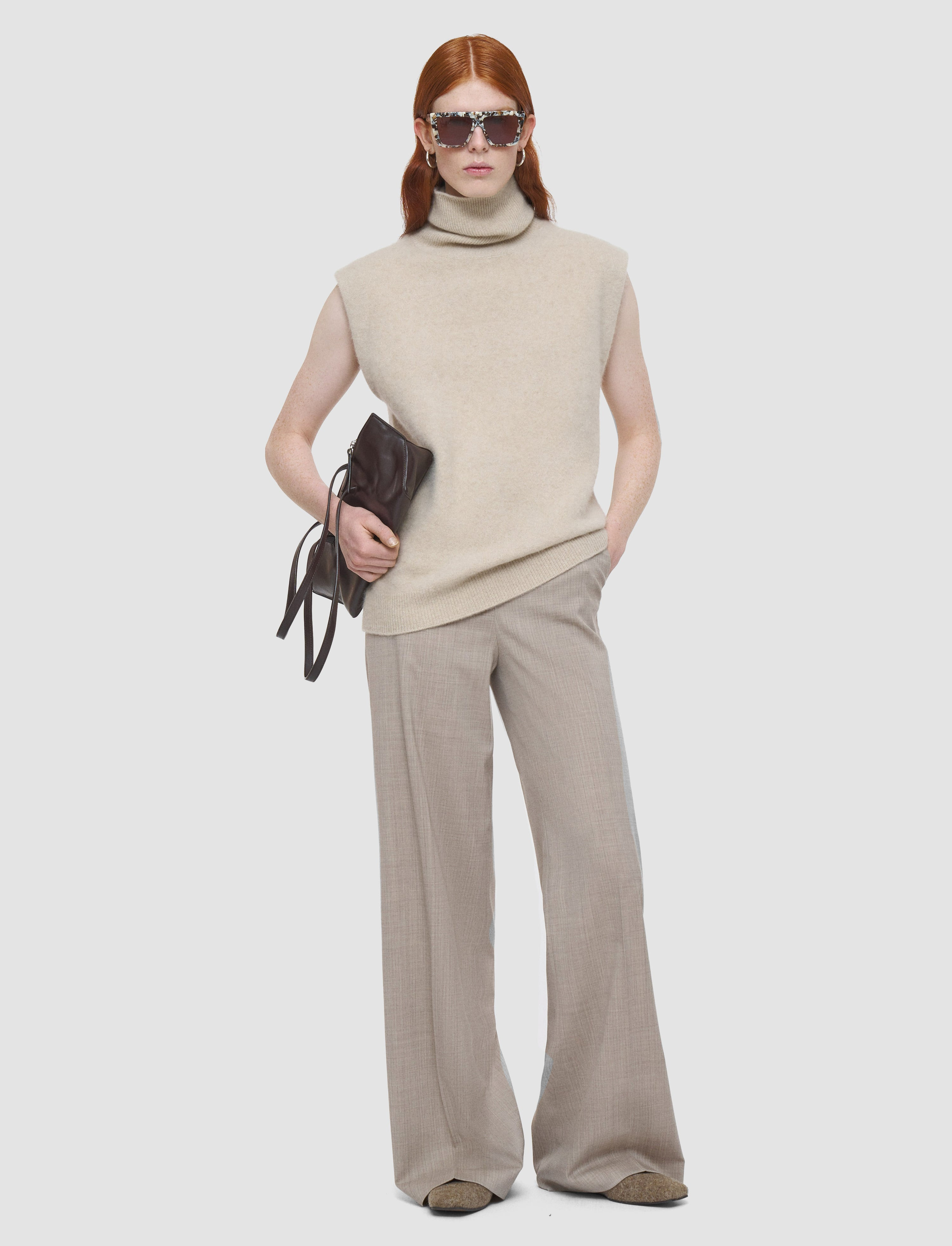 Brushed Cashmere Vest - 2