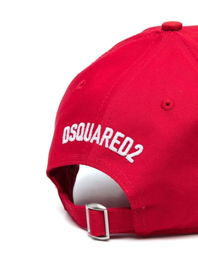 DSQUARED2 embroidered-slogan baseball cap outlook