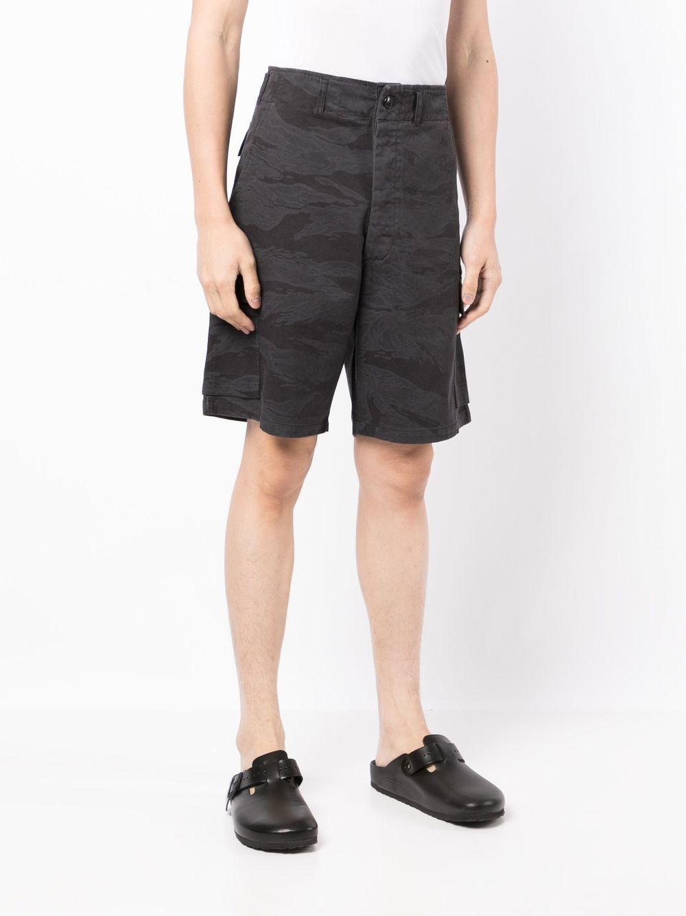 camouflage-print cargo shorts - 3
