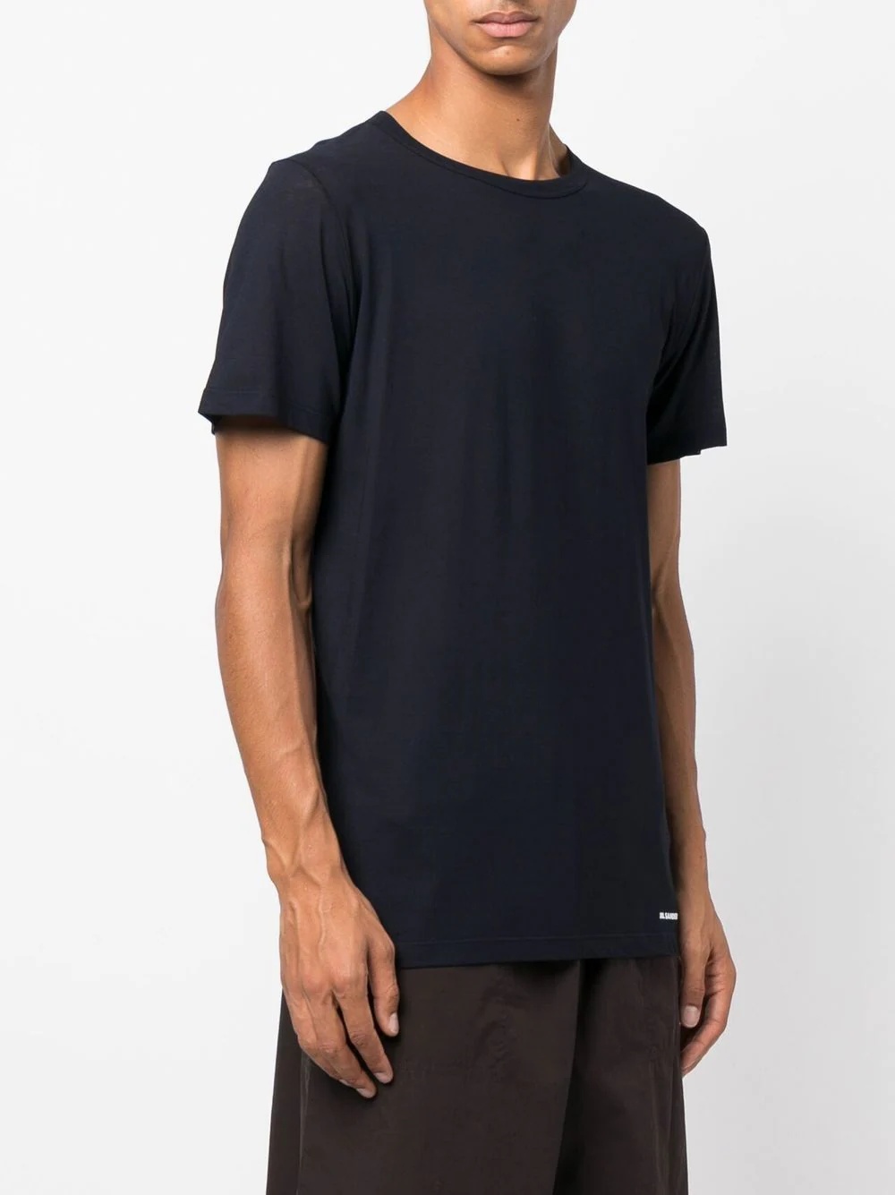 crew-neck fitted T-shirt - 3