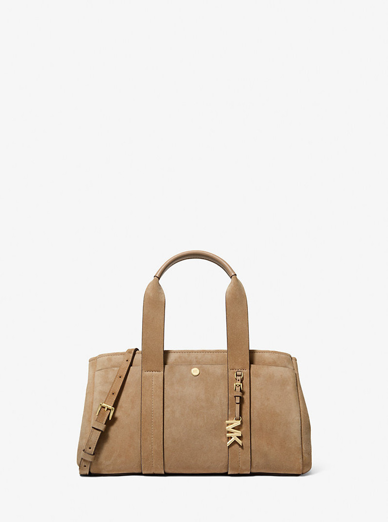Romee Small Suede Satchel 1