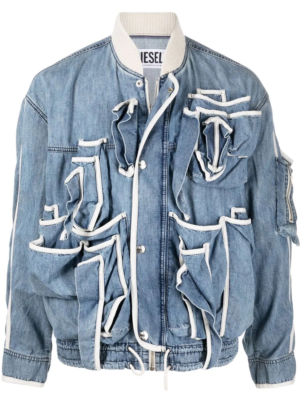 D-SCHUT denim bomber jacket - 1