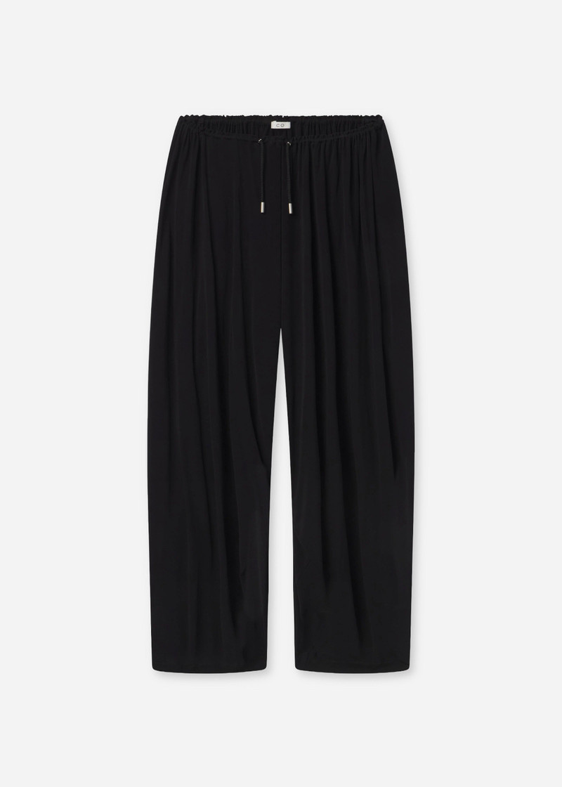 Elasticated Waist Gathered Pant in Viscose 1