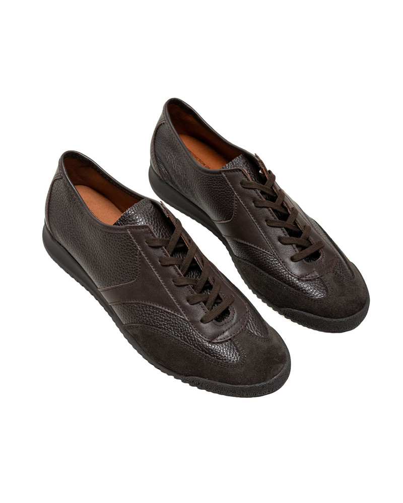 REPRODUCTION OF FOUND German Military Trainer 1717MSL Dark Brown/Dark Brown Sole outlook