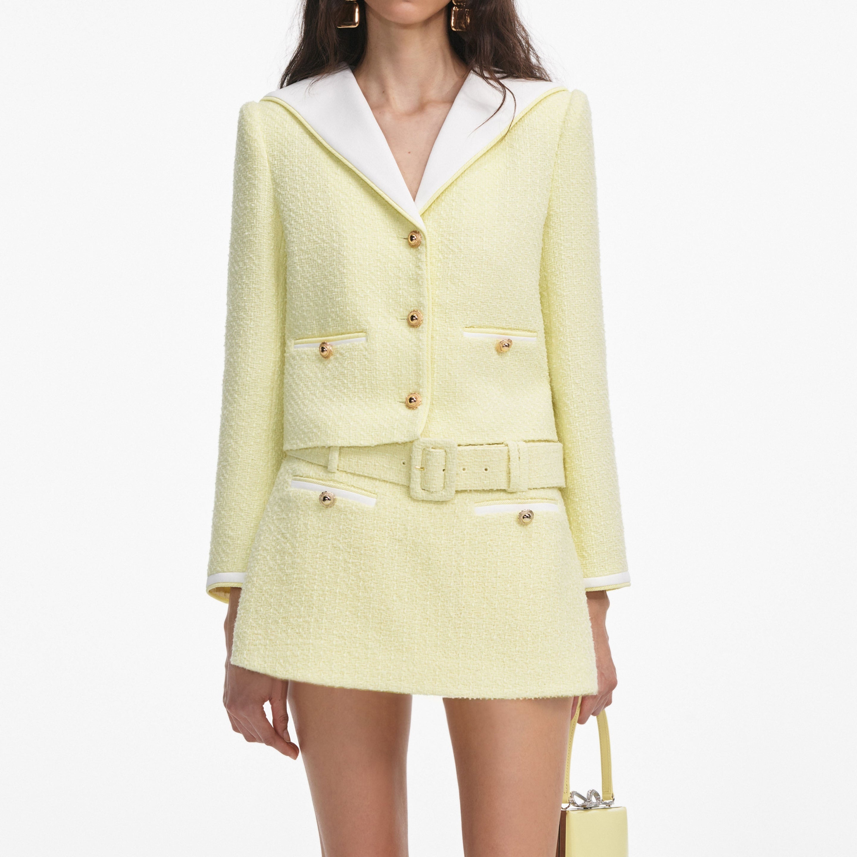 Yellow Boucle Skort - 4