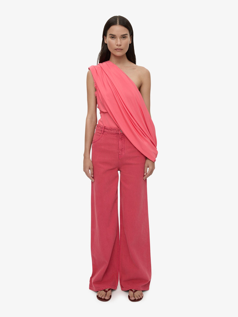 CHRISTOPHER ESBER Aiba Draped Jersey Tee outlook