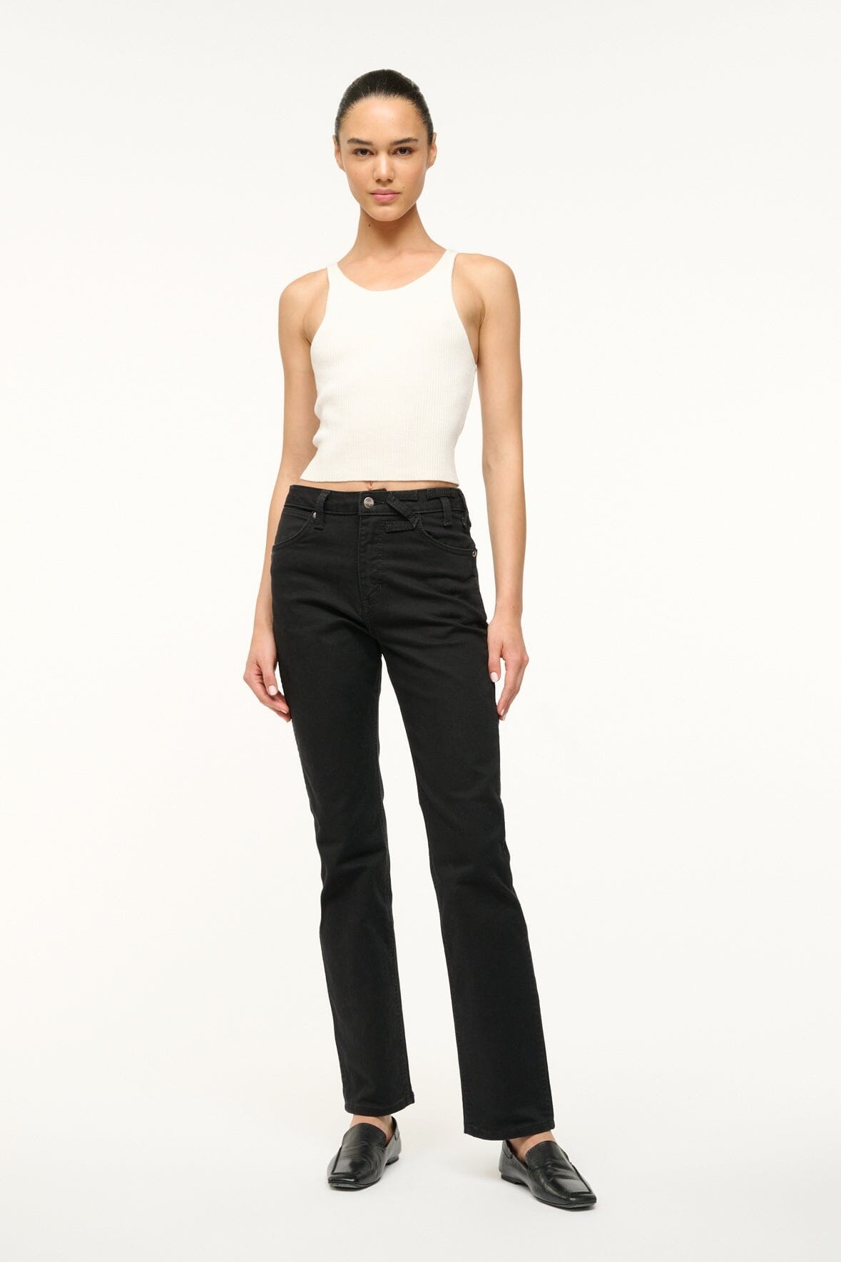 STAUD WRANGLER THE EVERYDAY JEAN BLACK - 5