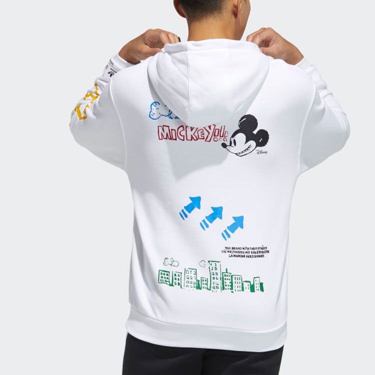 adidas originals Fangtastic Series Disney Mickey Printing Pullover White H09182 - 3