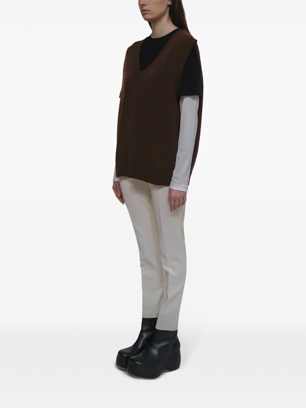 oversize sweater vest - 3