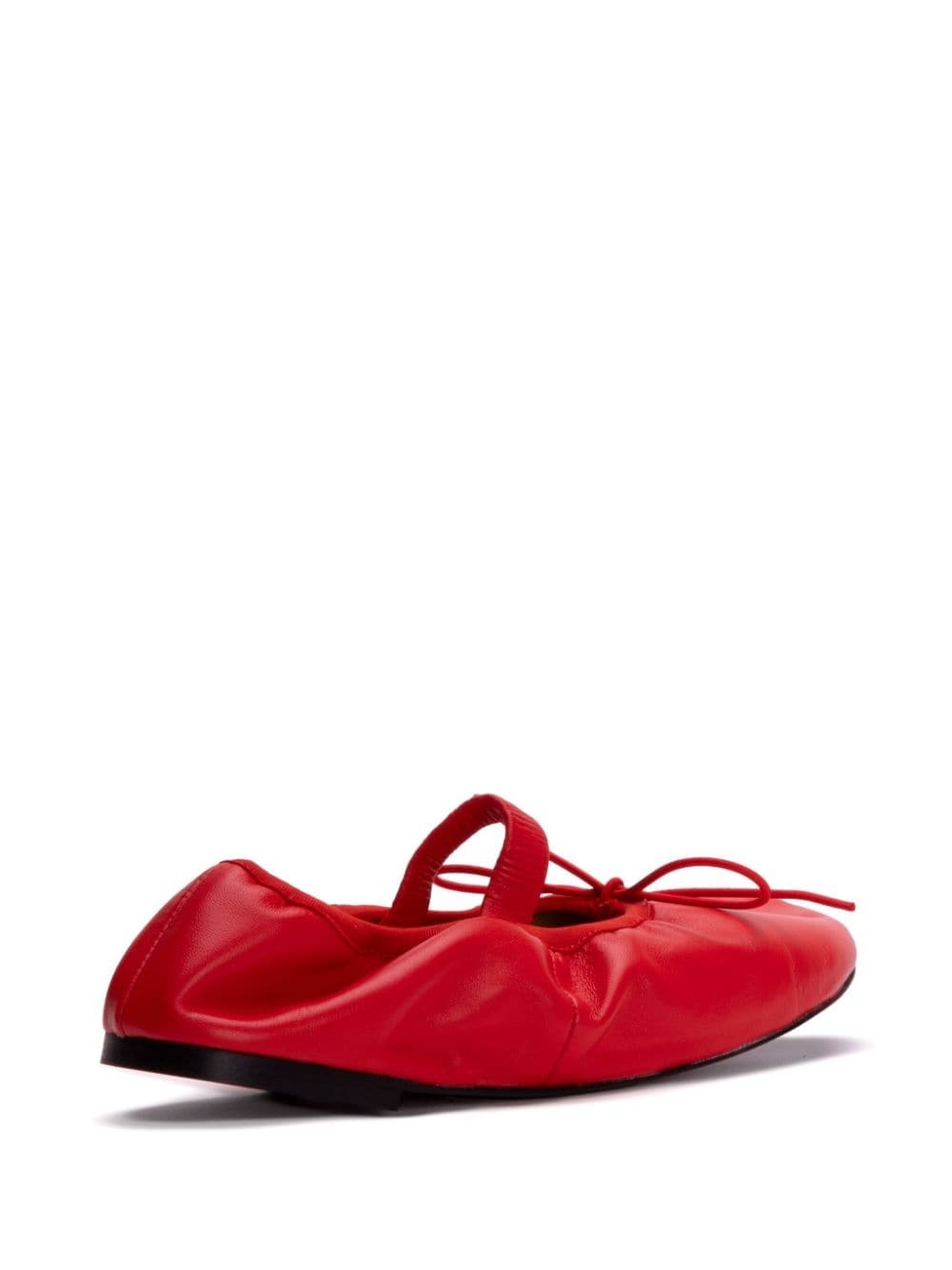 Glove leather ballerina shoes - 3