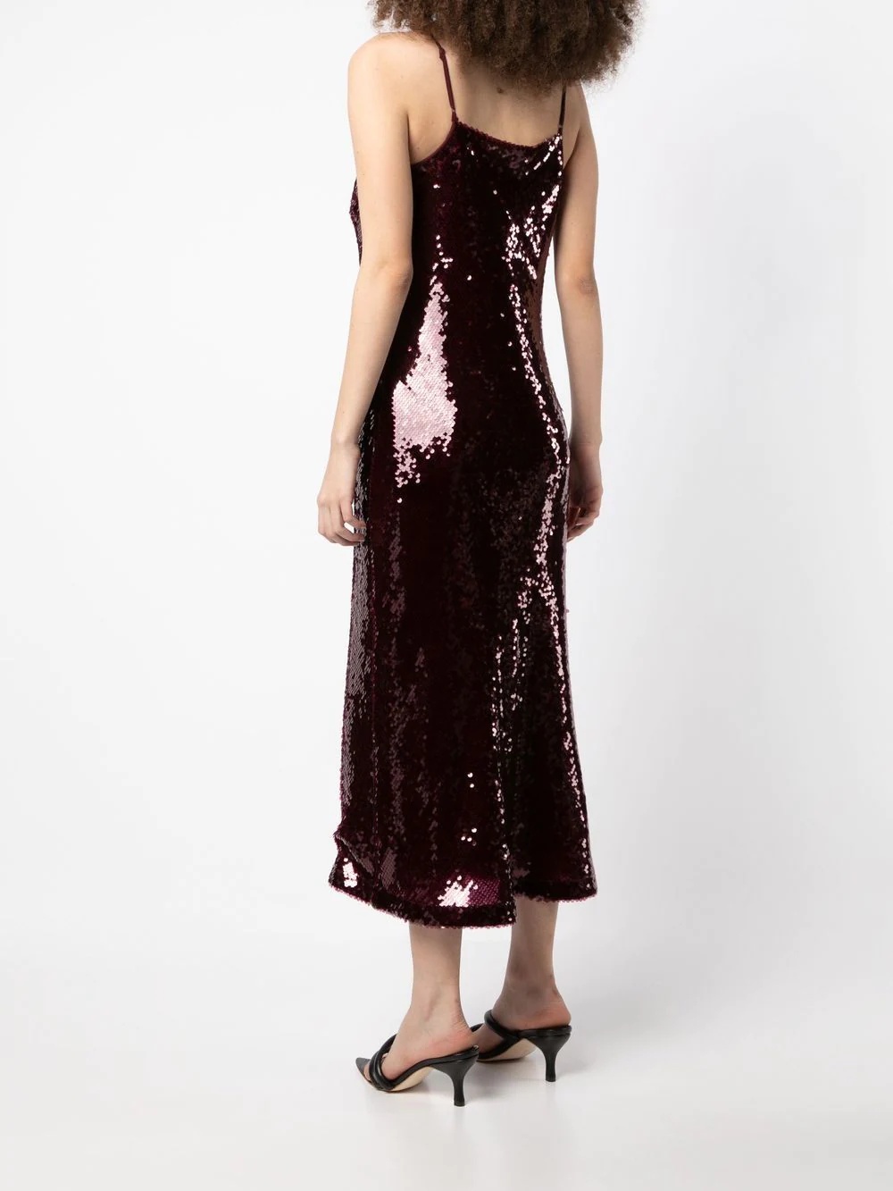 sequin slip midi dress - 6
