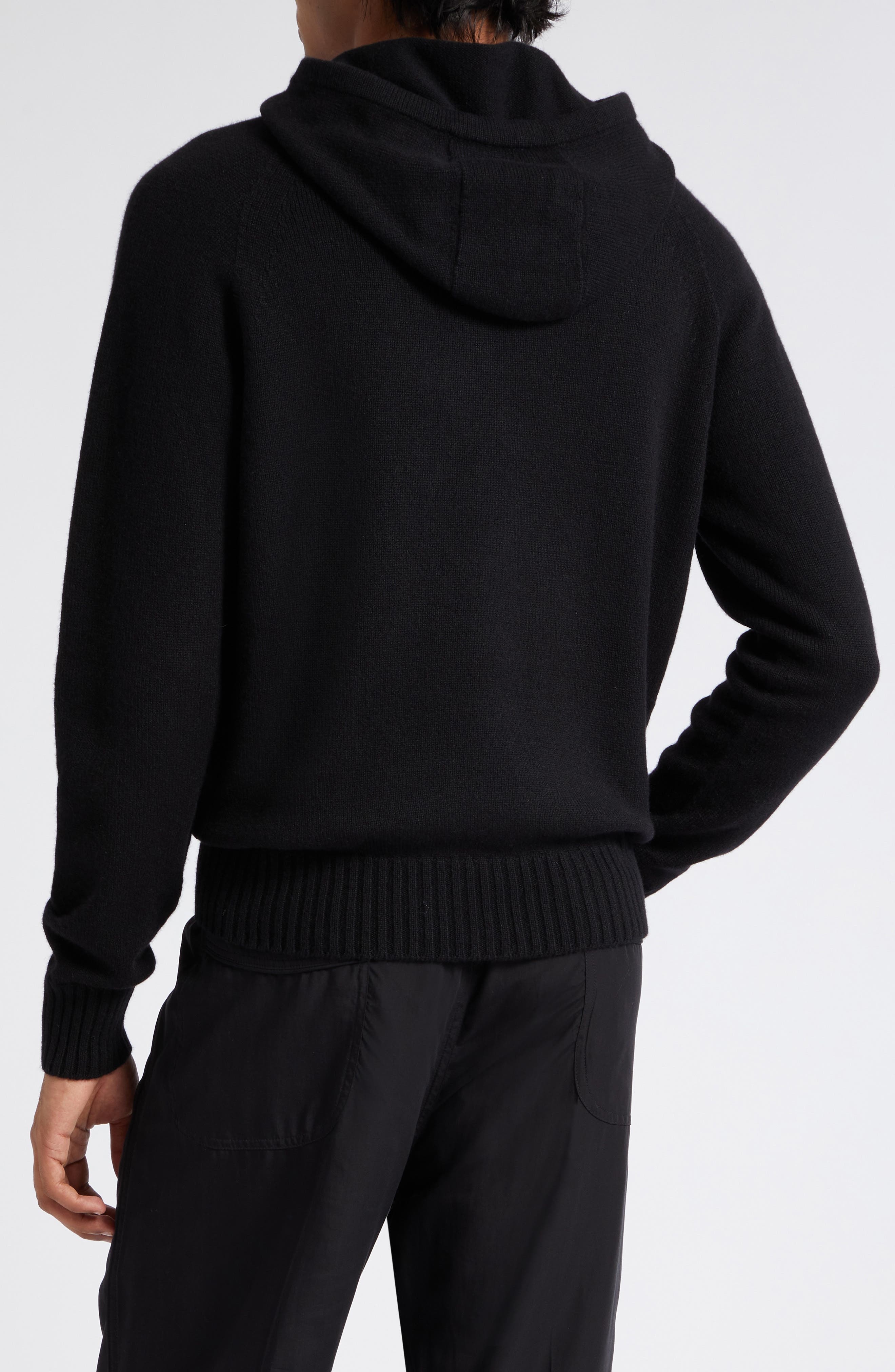 Cashmere Blend Hoodie Sweater - 2