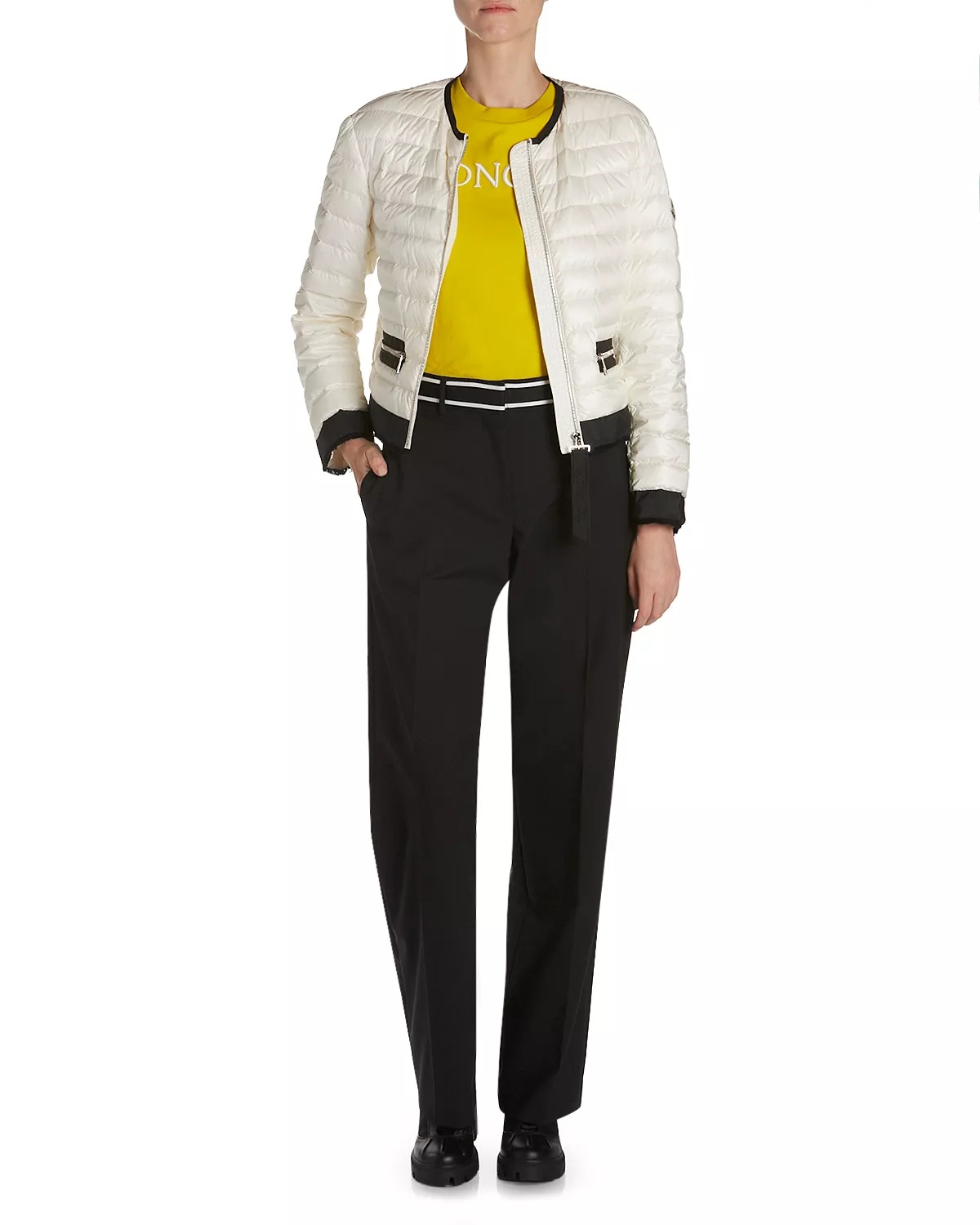 Moncler Remoulis Contrast Trim Puffer Jacket bloomingdales