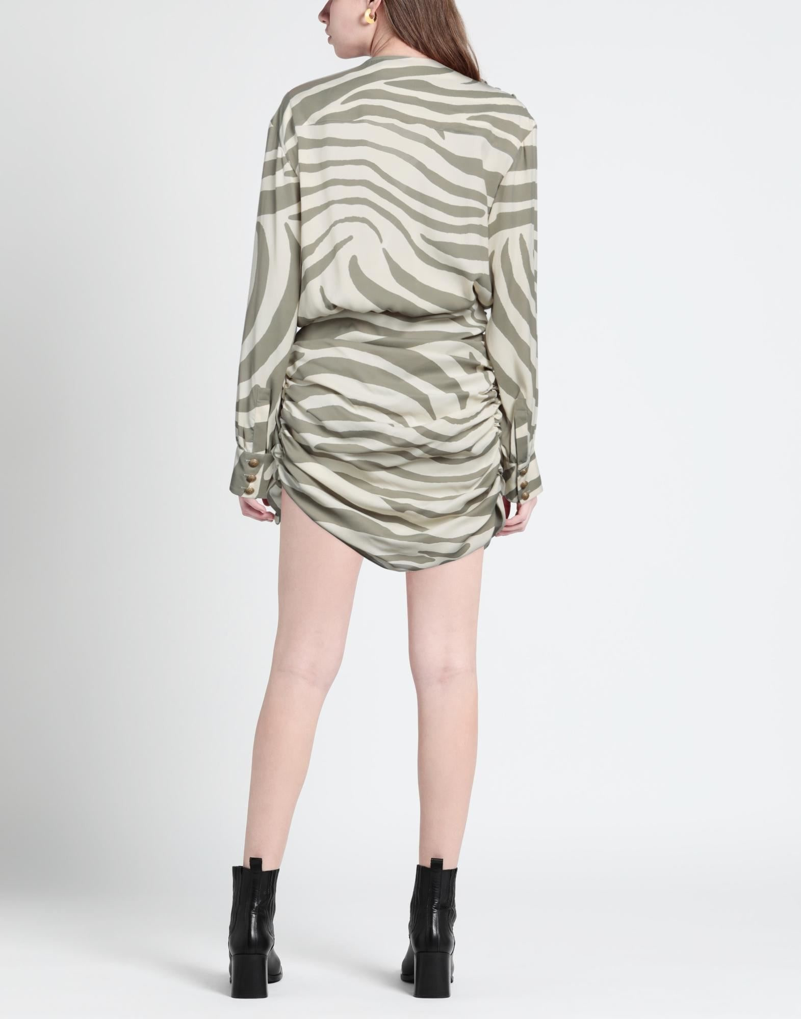 Sage green Women's Short Dress - 4