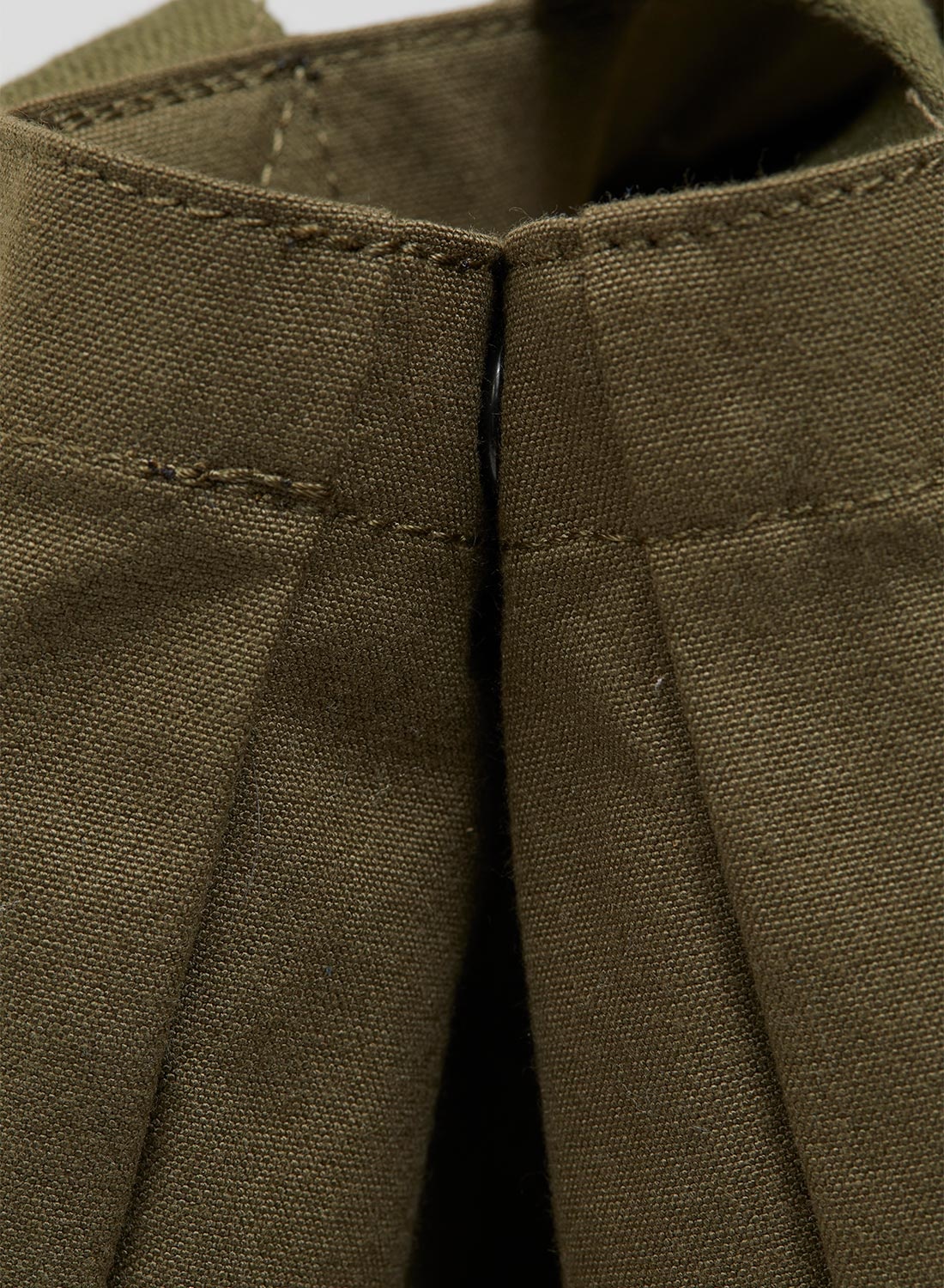 Bucket Bag Halftex Peat Label in Dark Green - 7