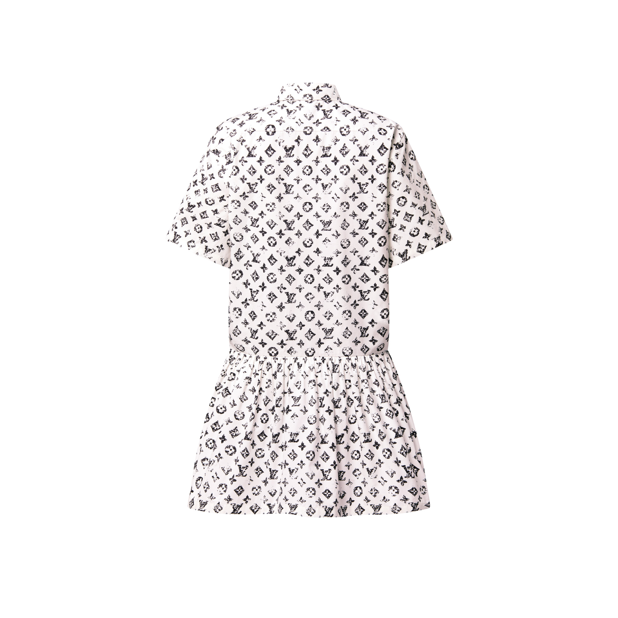 Graphic Monogram Shirt Dress - 3