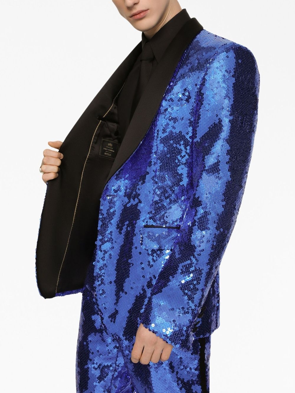 sequin-embellished suit - 6
