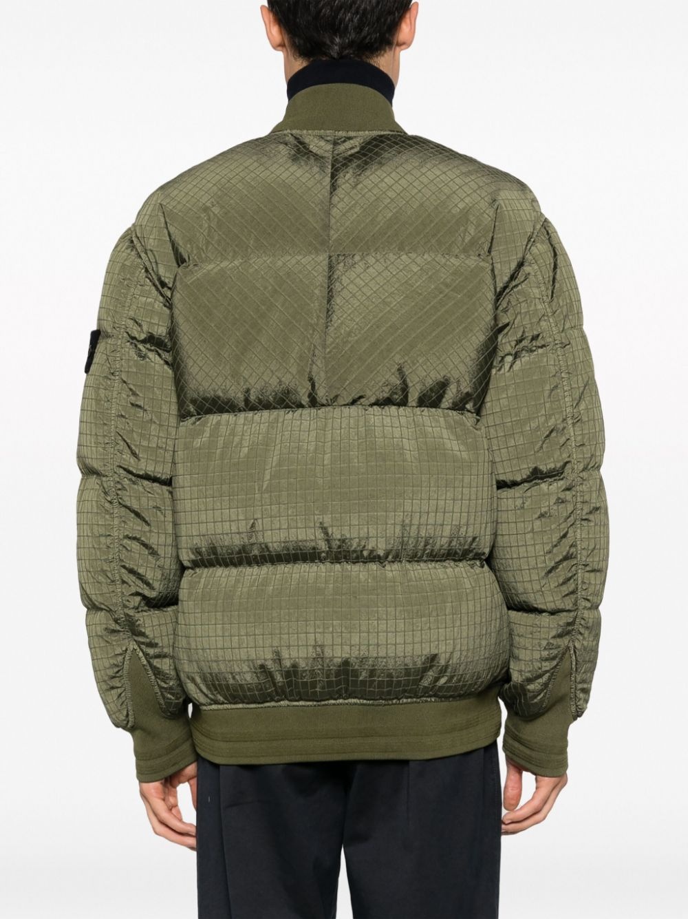 Compass-motif puffer jacket - 4