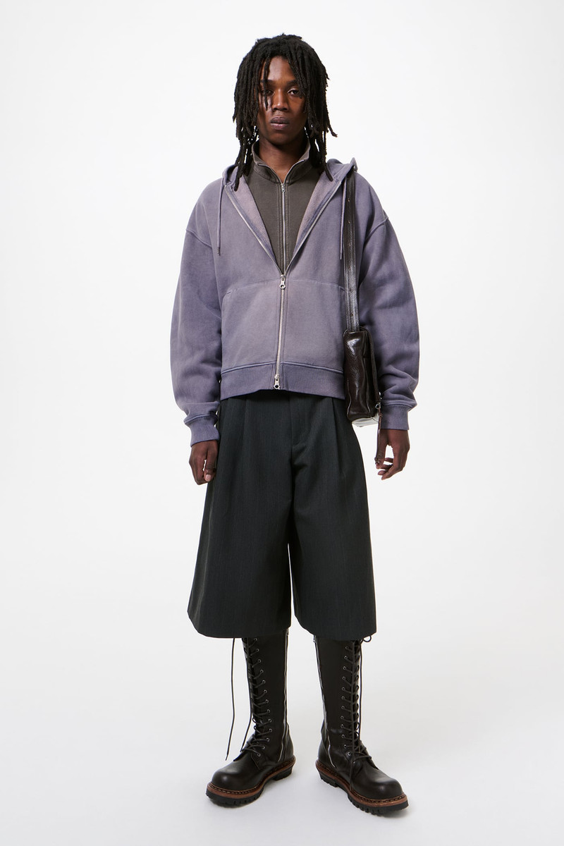 Our Legacy Rascal Hood Antique Amethyst Star Fleece outlook