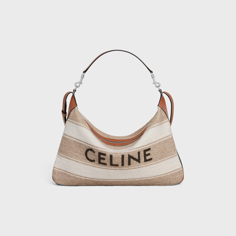 Large Strap Romy in Textile with celine jacquard and calfskin 1