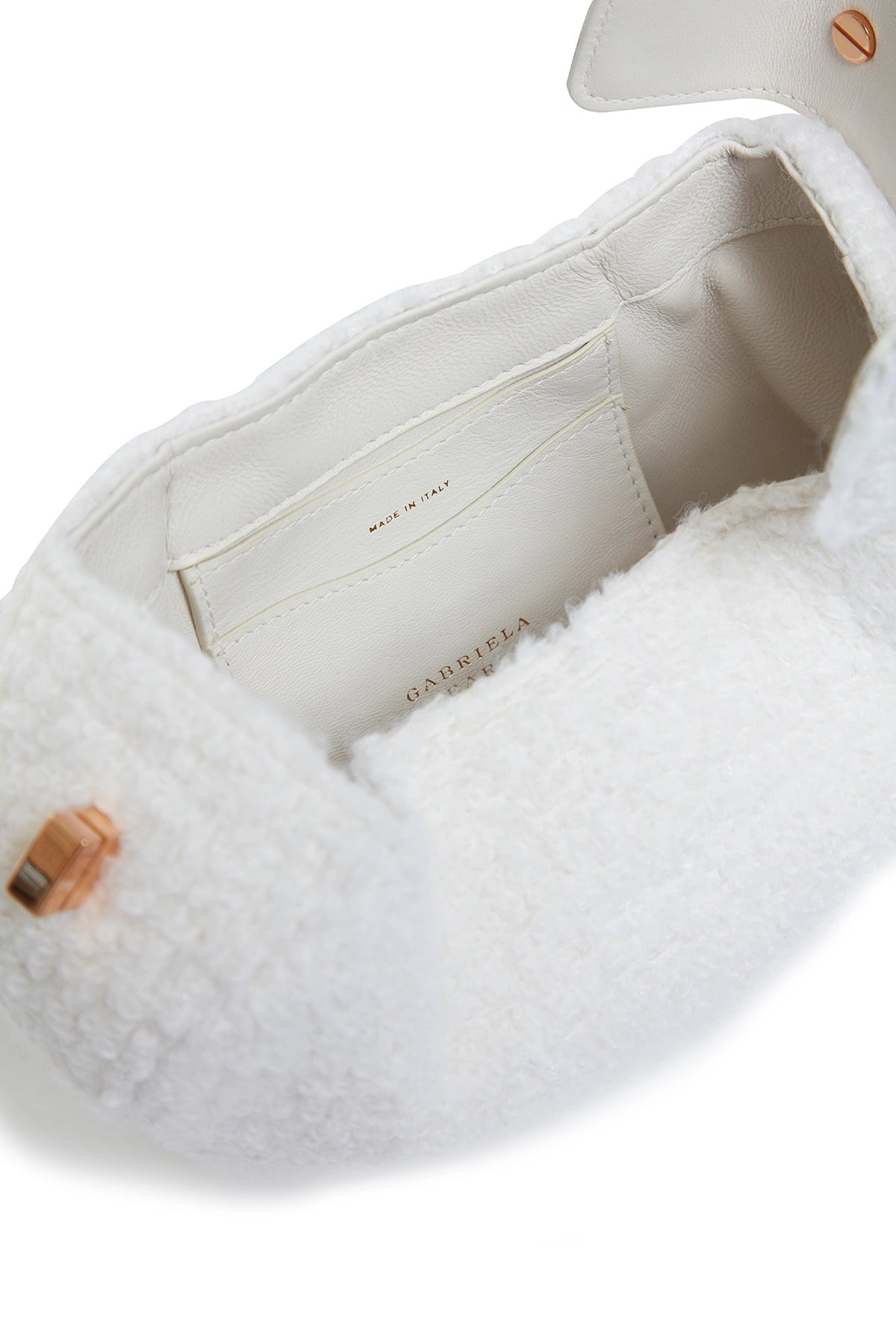 Demi Bag in Ivory Cashmere Boucle - 4
