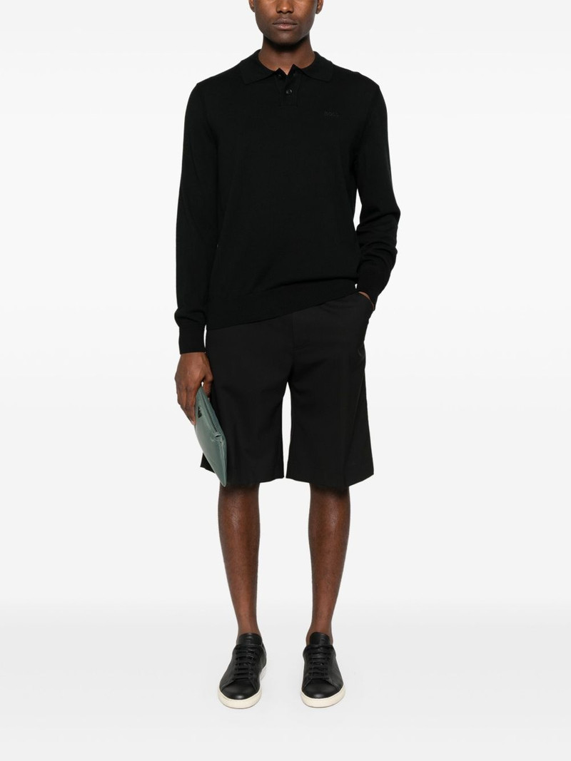 BOSS cotton-blend polo shirt outlook