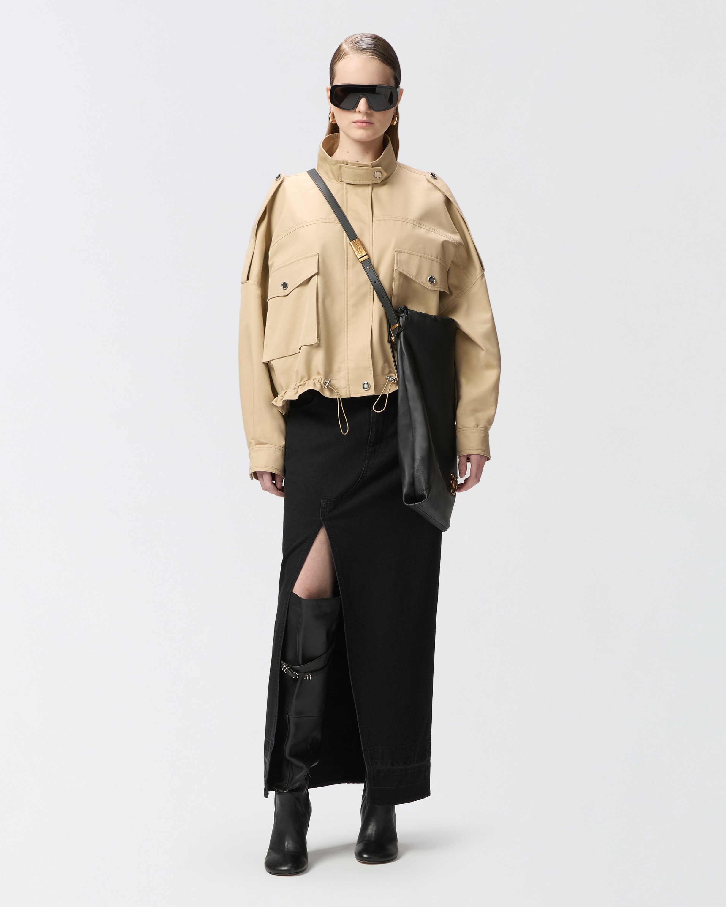 UTILITY-STYLE PEA JACKET WITH MAXI POCKETS - 3