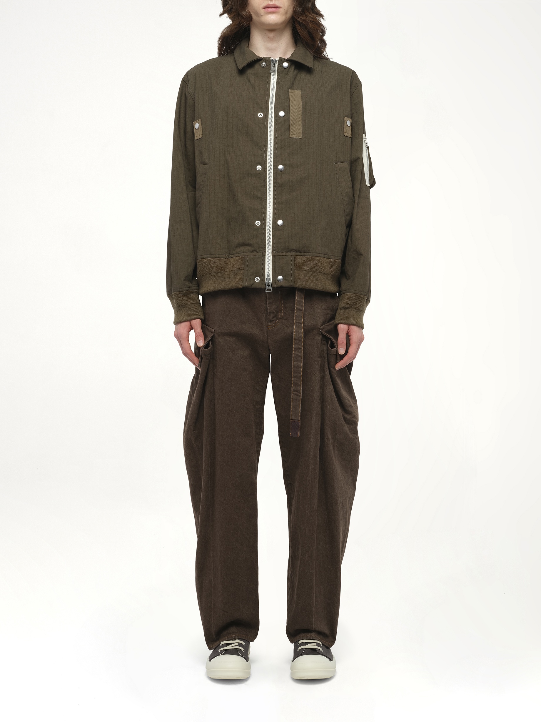Rip Stop Blouson in Khaki - 7
