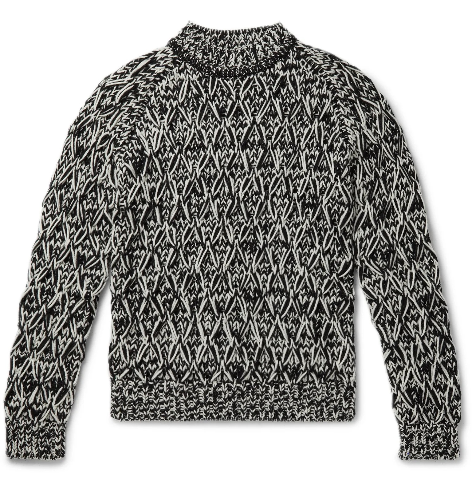 Textured-Wool Sweater - 1