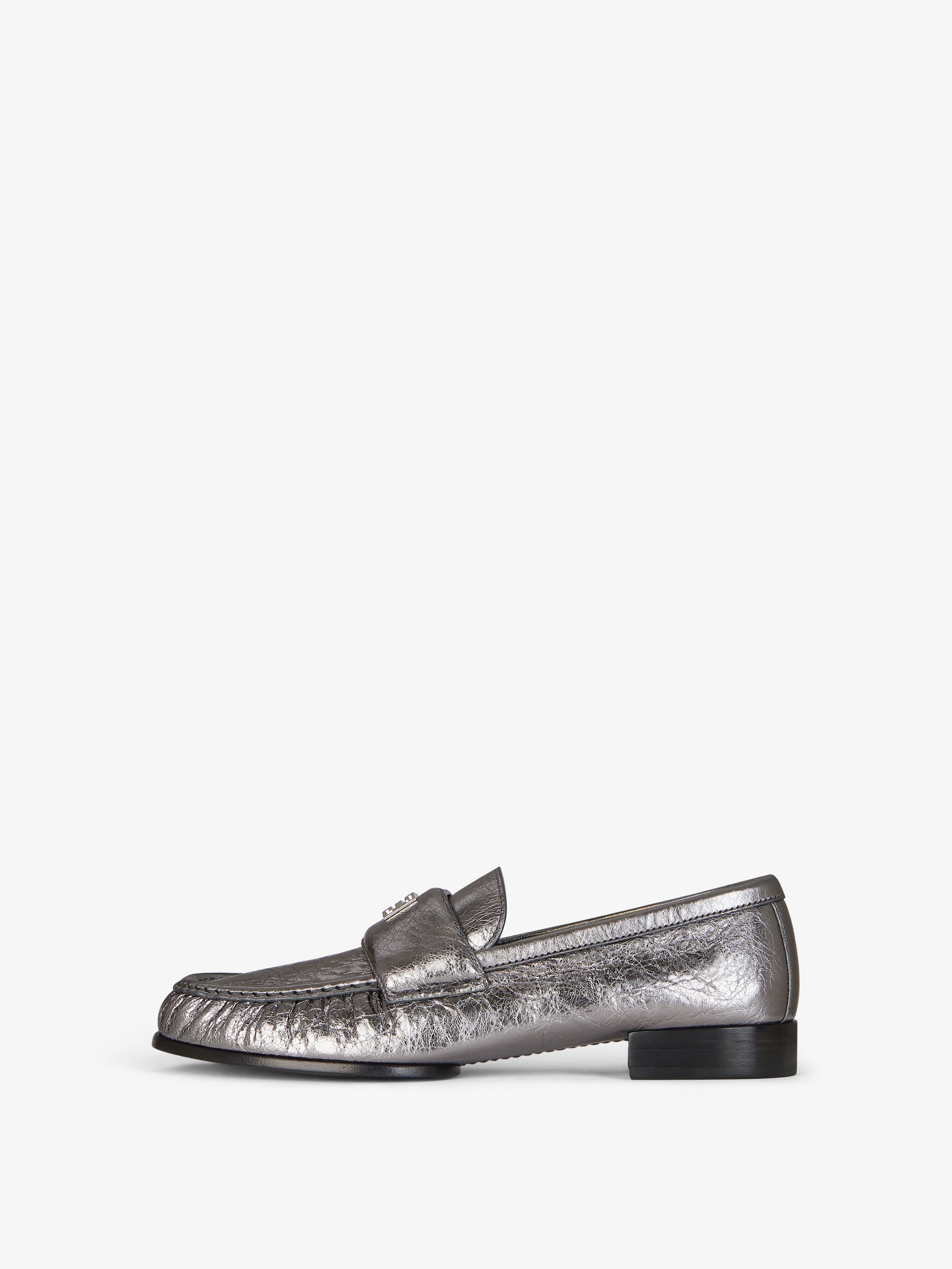4G LOAFERS IN LAMINATED LEATHER - 3