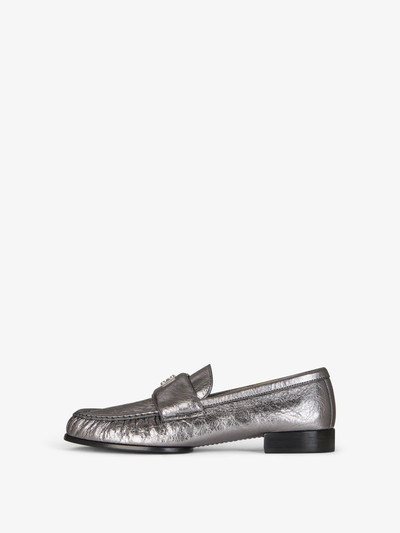 Givenchy 4G LOAFERS IN LAMINATED LEATHER outlook