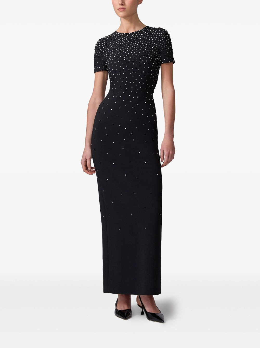 crystal-embellished maxi dress - 2