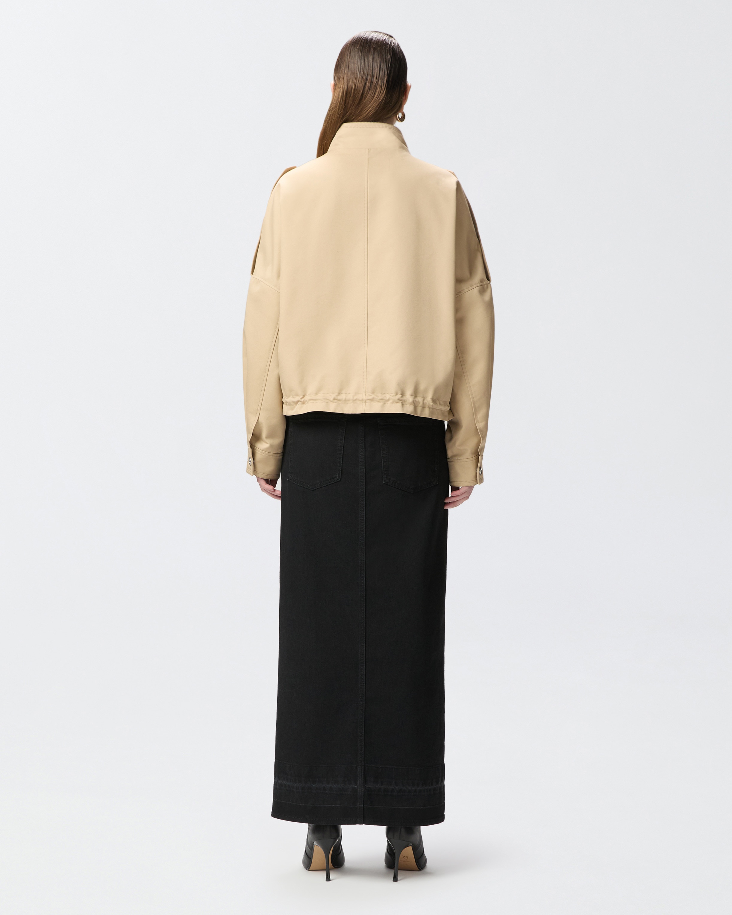 UTILITY-STYLE PEA JACKET WITH MAXI POCKETS - 4