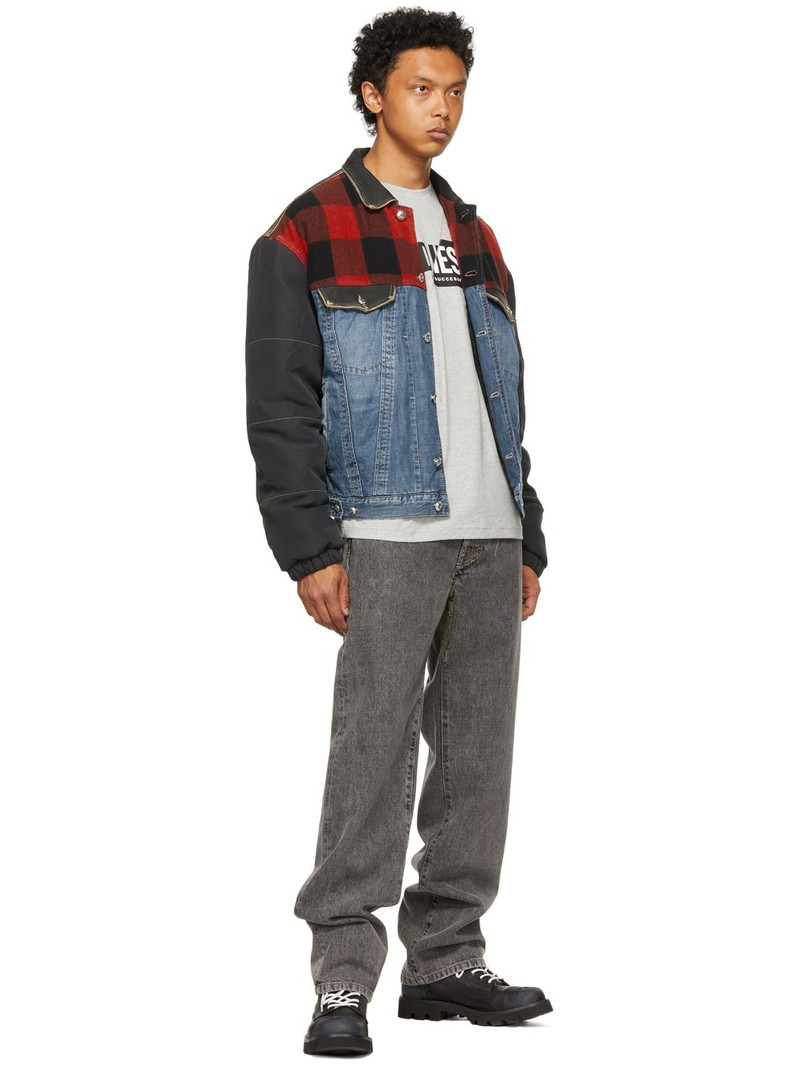 Blue D4D Denim J1 Lumberjack Jacket 4