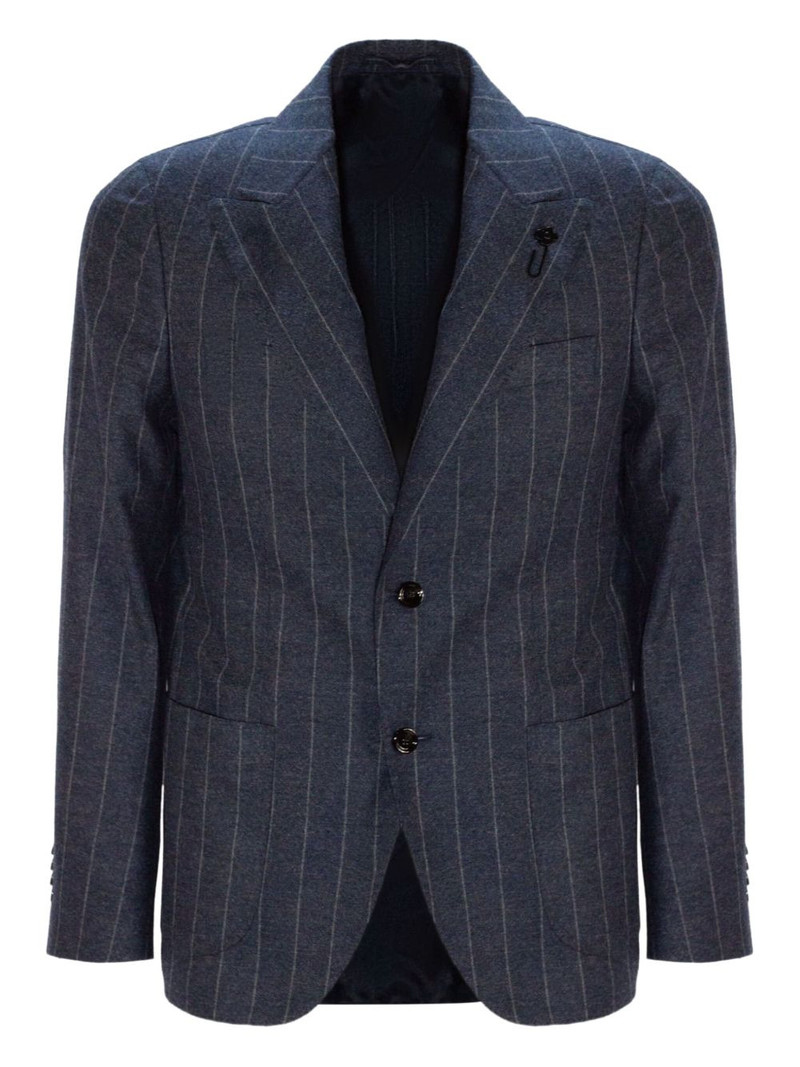 pinstripe lapel blazer 1