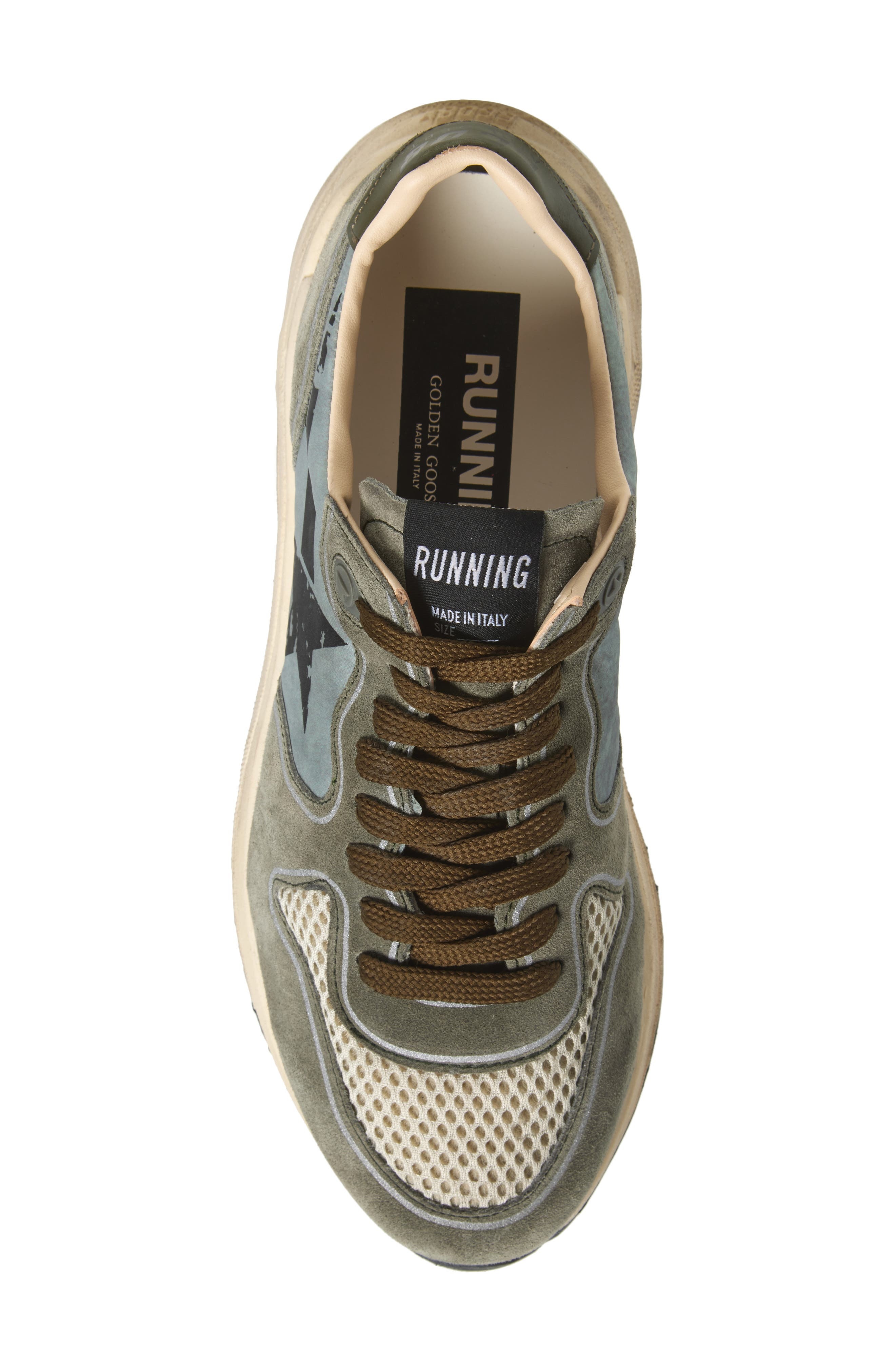 Golden Goose Running Sneaker in Green/Grey/Black at Nordstrom - 5
