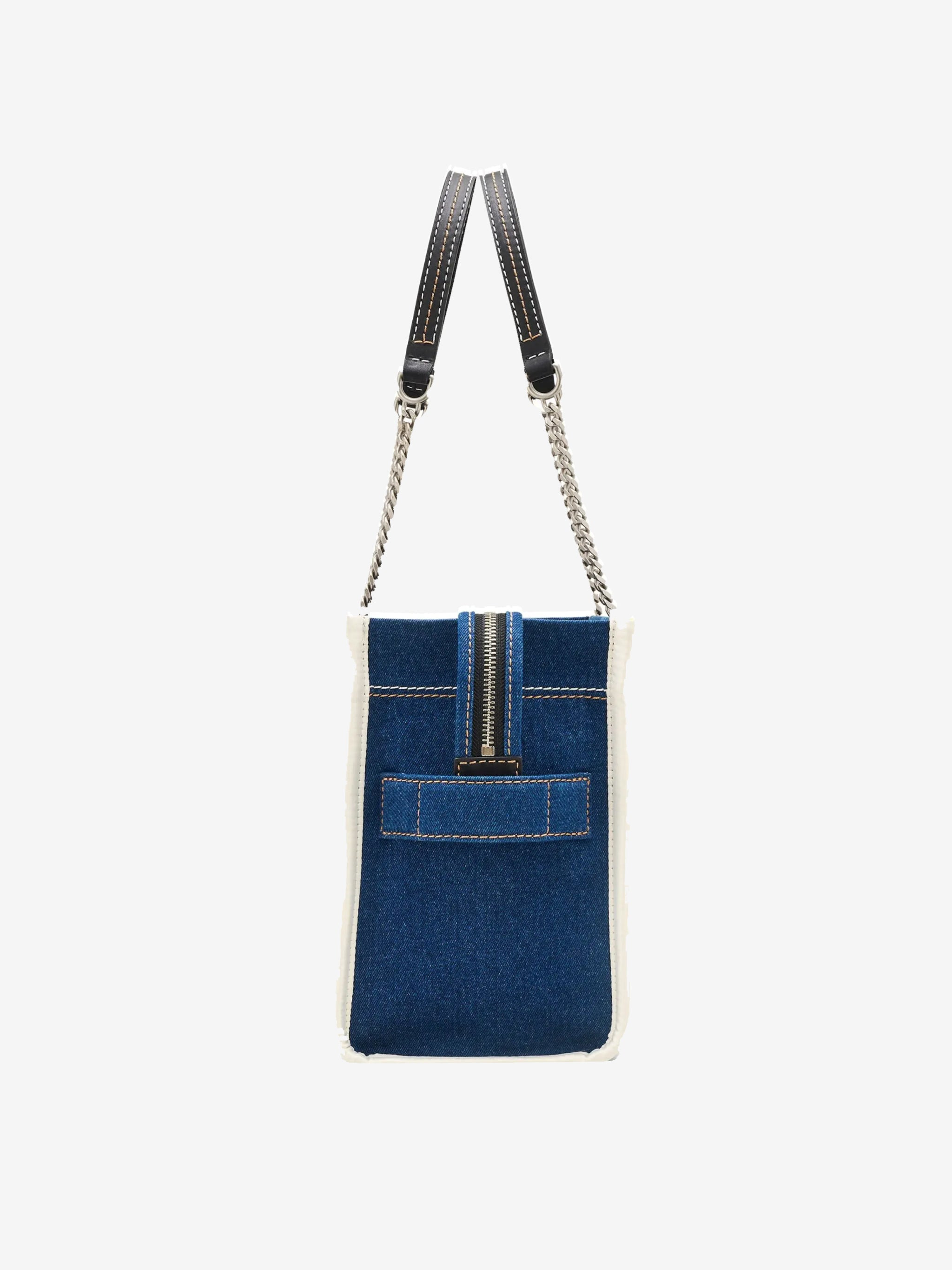 MARC JACOBS - Women The Denim Chain Medium Tote Bag - 3