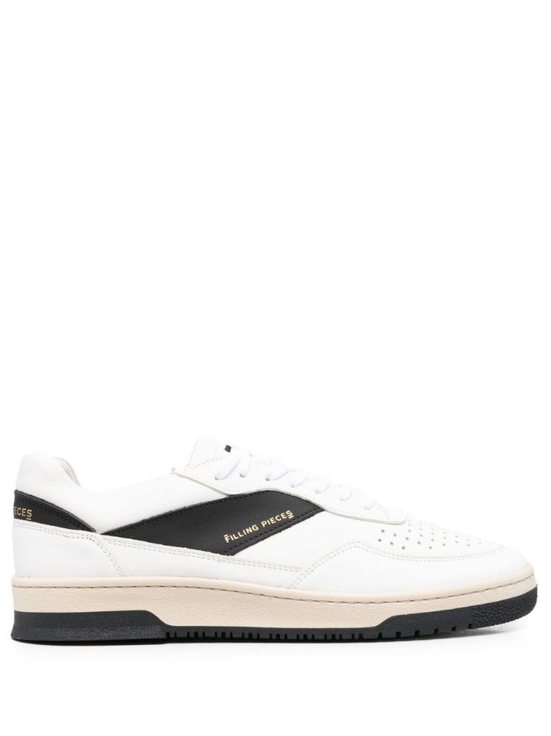 logo-print low-top sneakers - 2