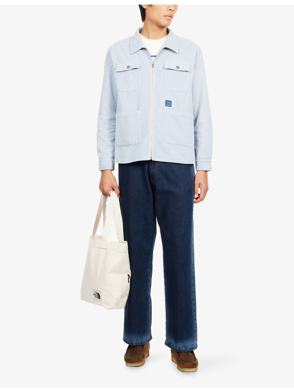 Zipped Corduroy Cotton Shirt - 2