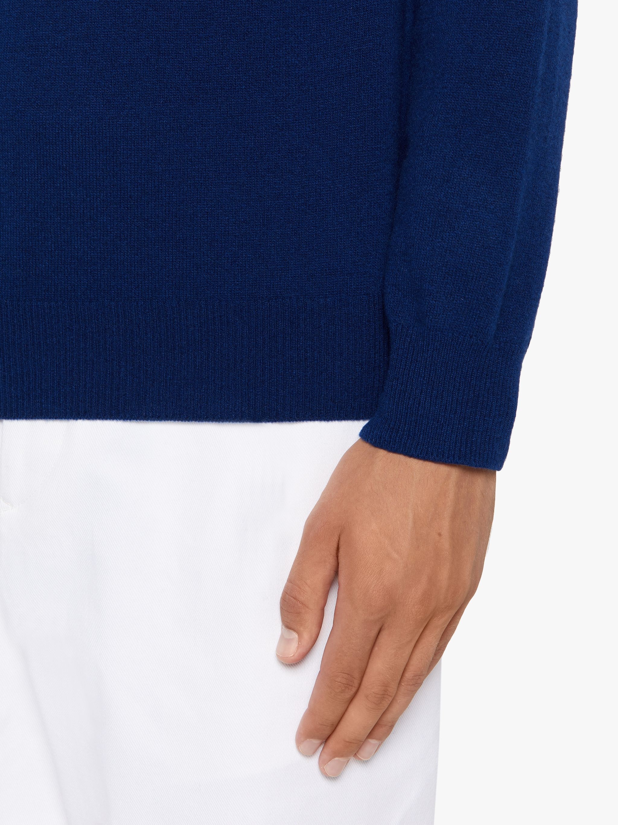 IN AND OUT NAVY WOOL SWEATER | GKM-203 - 6
