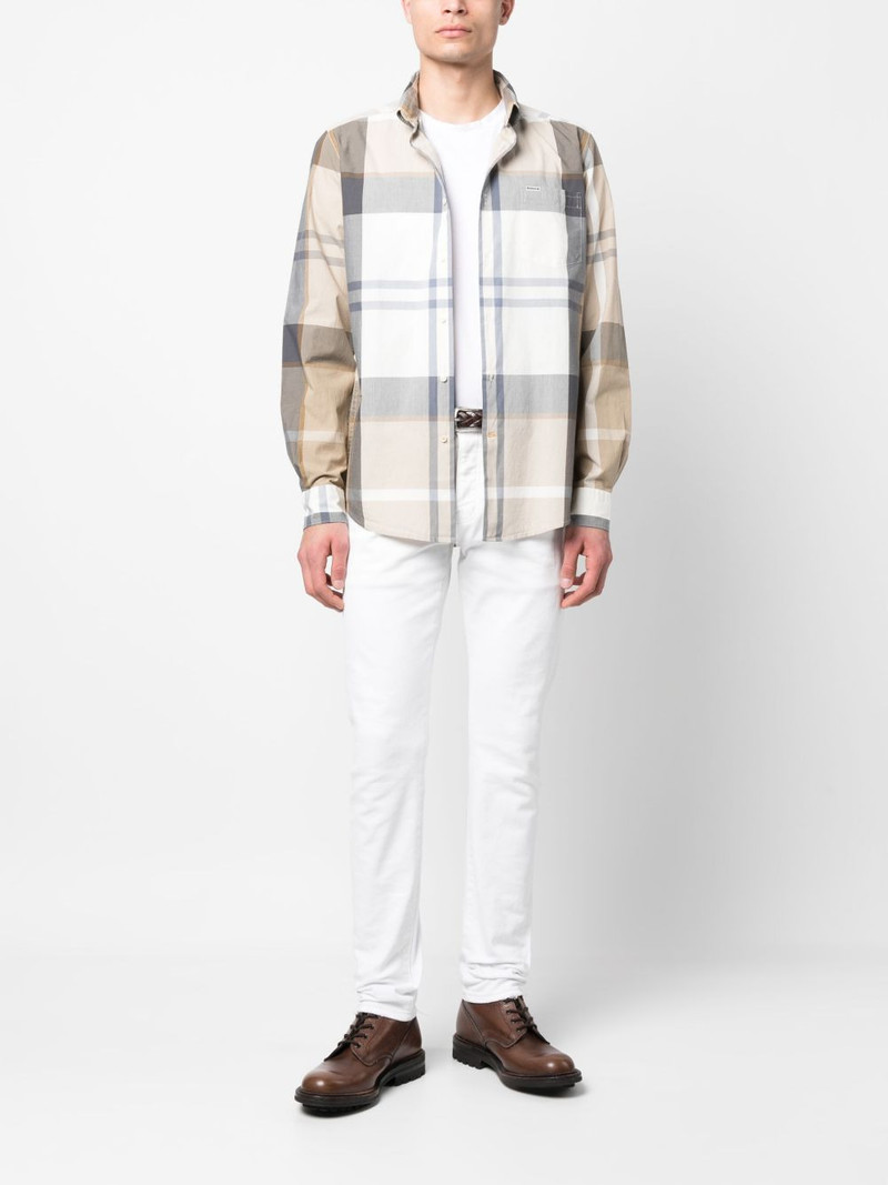 Barbour long-sleeve plaid cotton shirt outlook