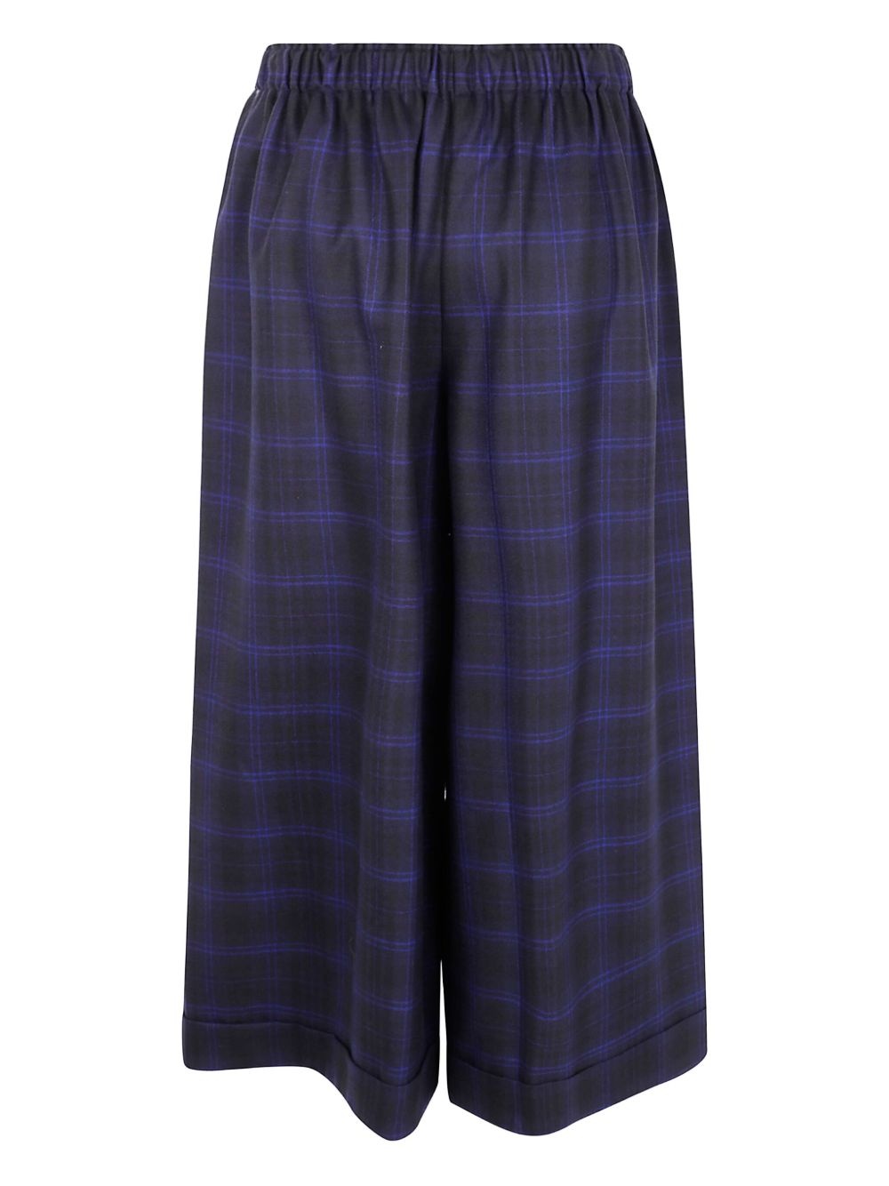 tartan cropped trousers - 2