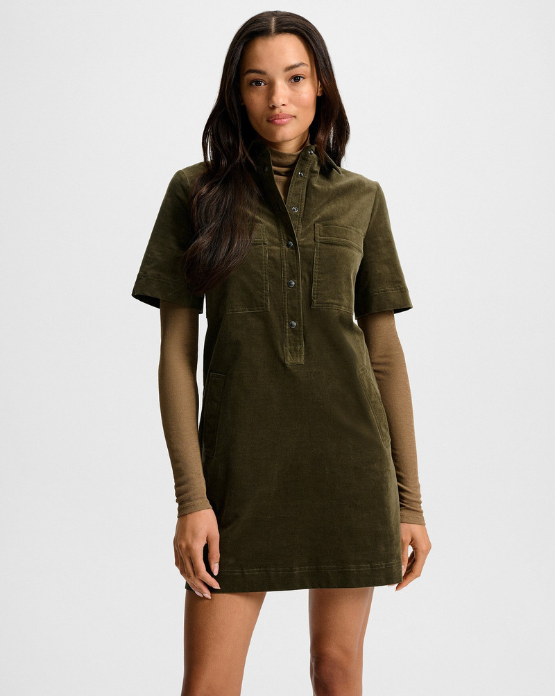 VERONICA BEARD KOULIS MINI SHIRTDRESS outlook