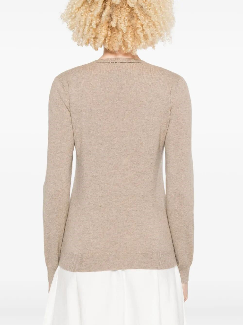 Brunello Cucinelli Women Cashmere Sweater With Monili - 3