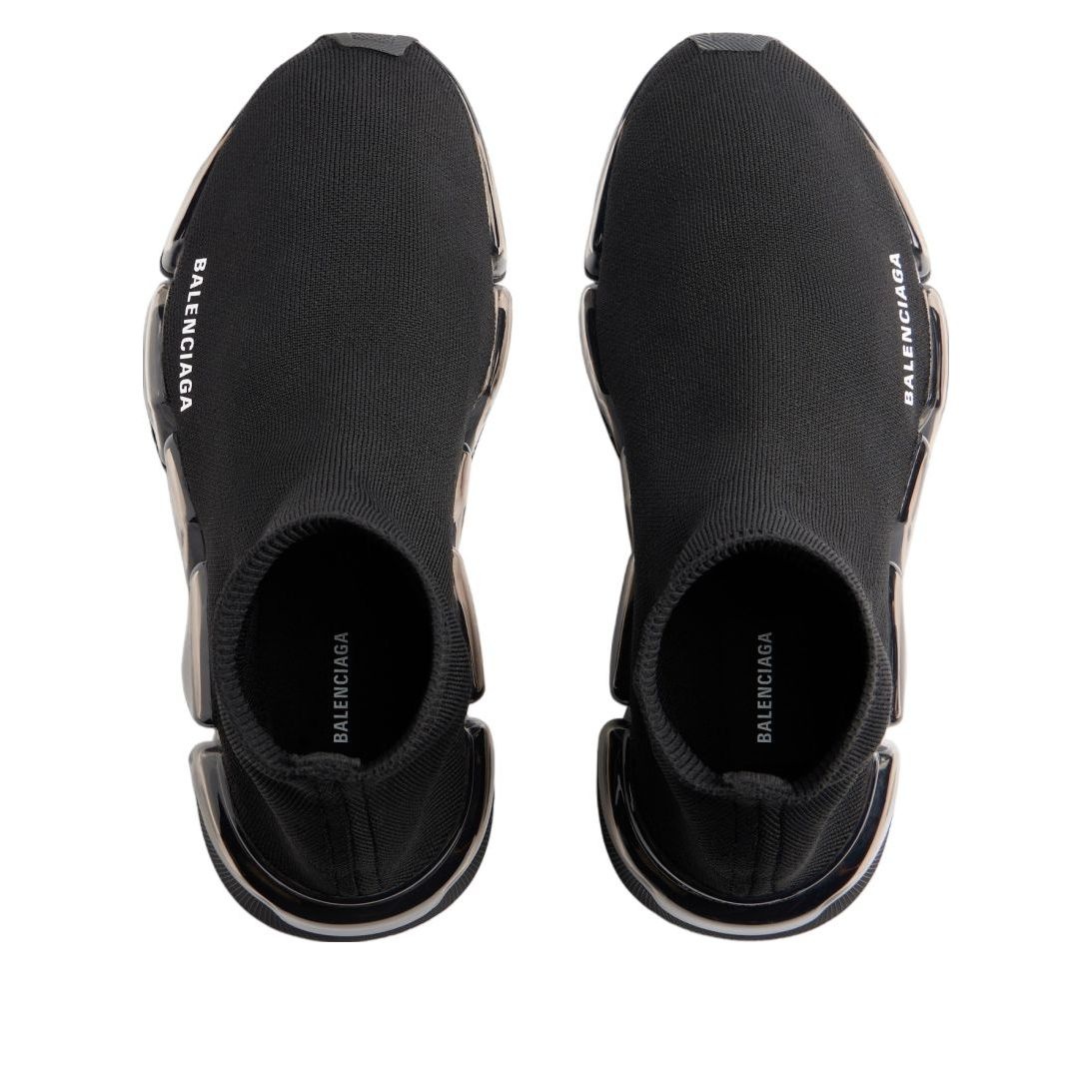 (WMNS) Balenciaga Speed 2.0 'Black Black Clear Sole' 617196W2DC41000 - 5